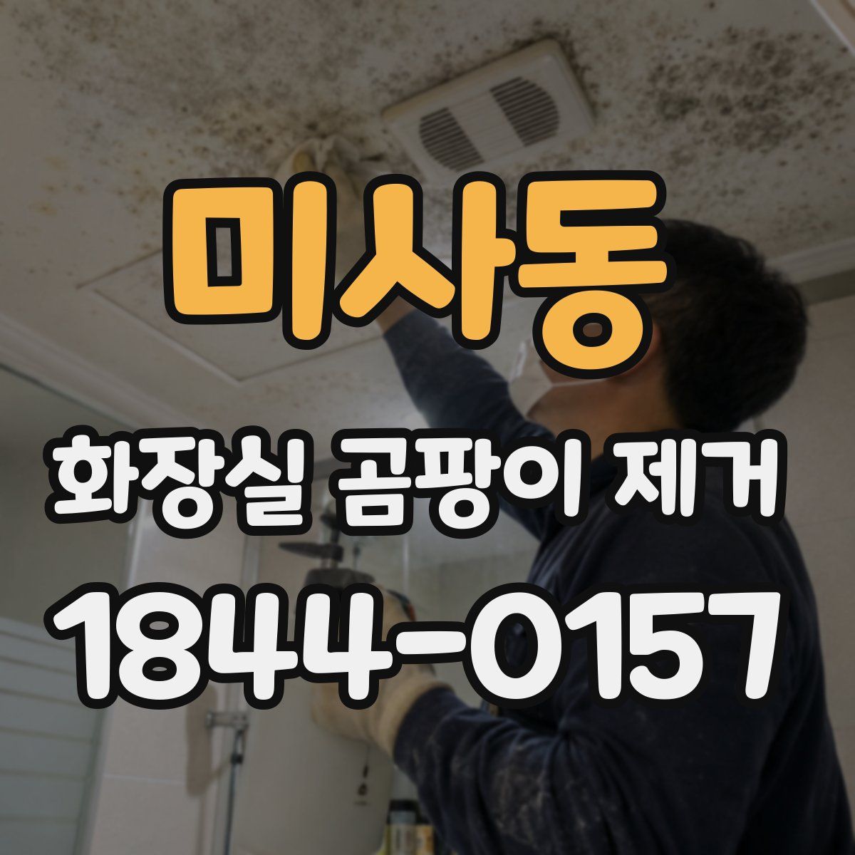 미사동 화장실 곰팡이 제거