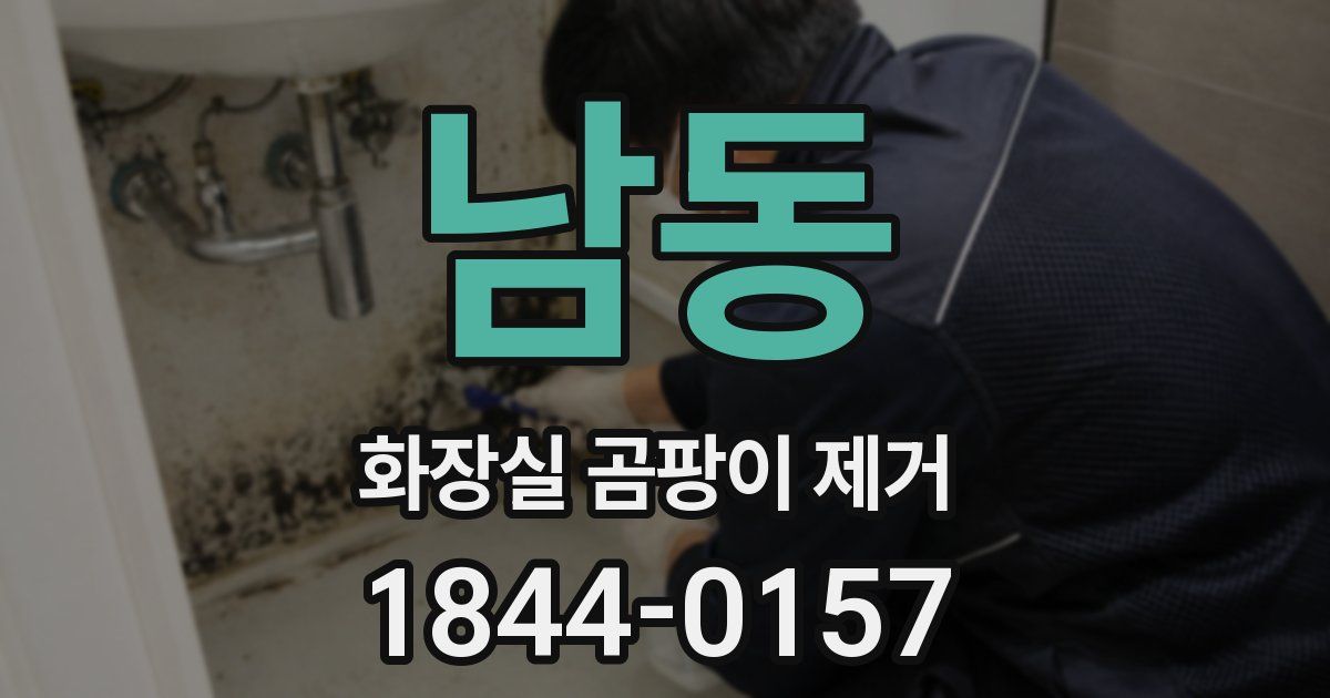 남동 화장실 곰팡이 제거