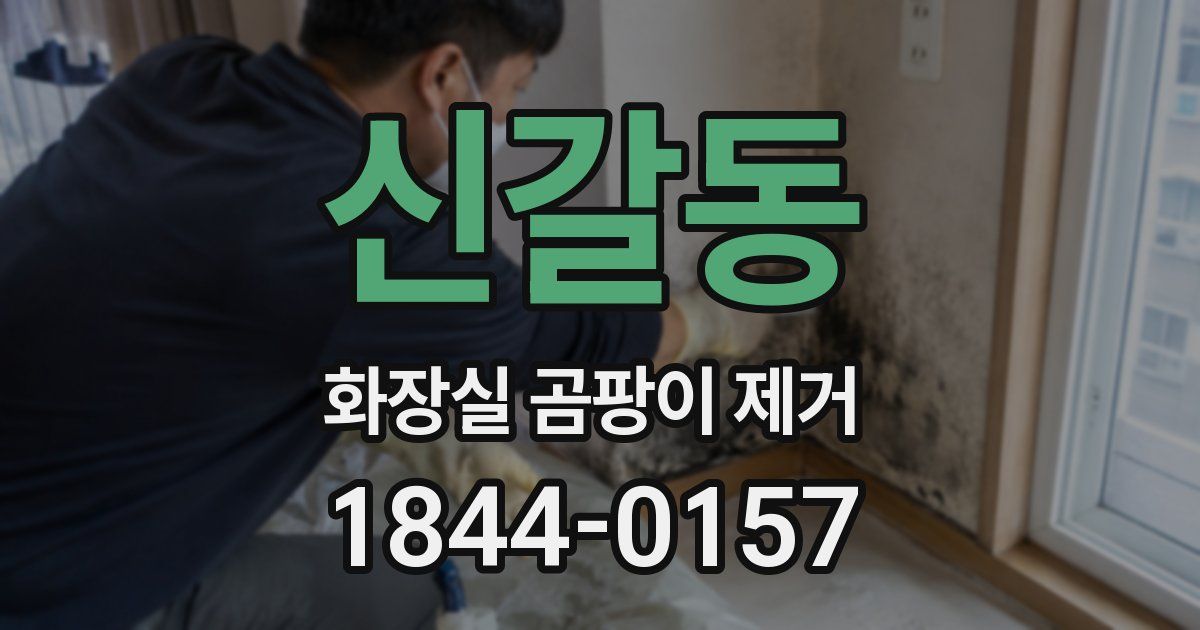 신갈동 화장실 곰팡이 제거