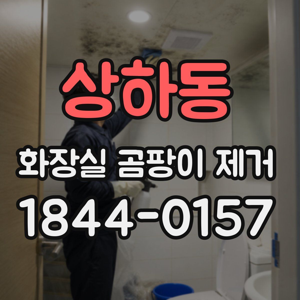 상하동 화장실 곰팡이 제거