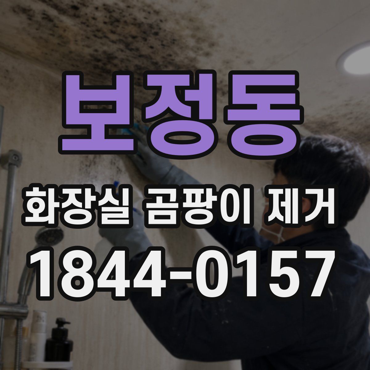 보정동 화장실 곰팡이 제거