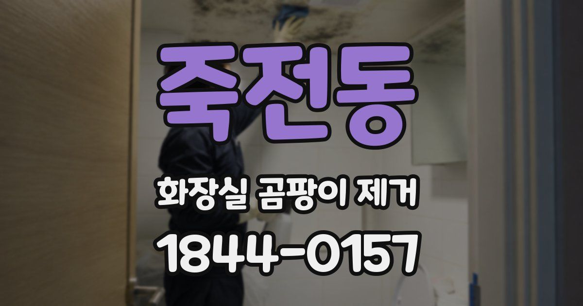 죽전동 화장실 곰팡이 제거