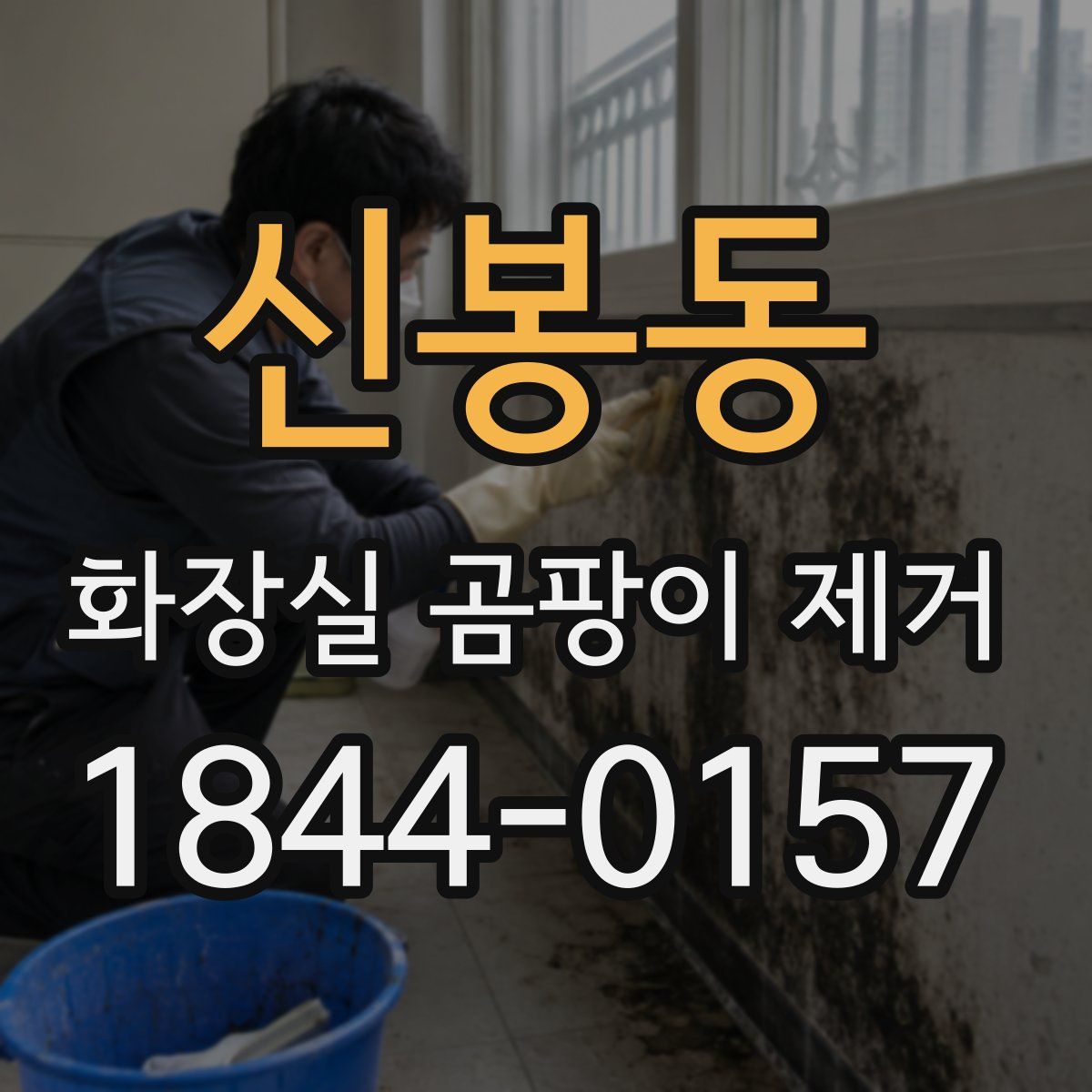 신봉동 화장실 곰팡이 제거