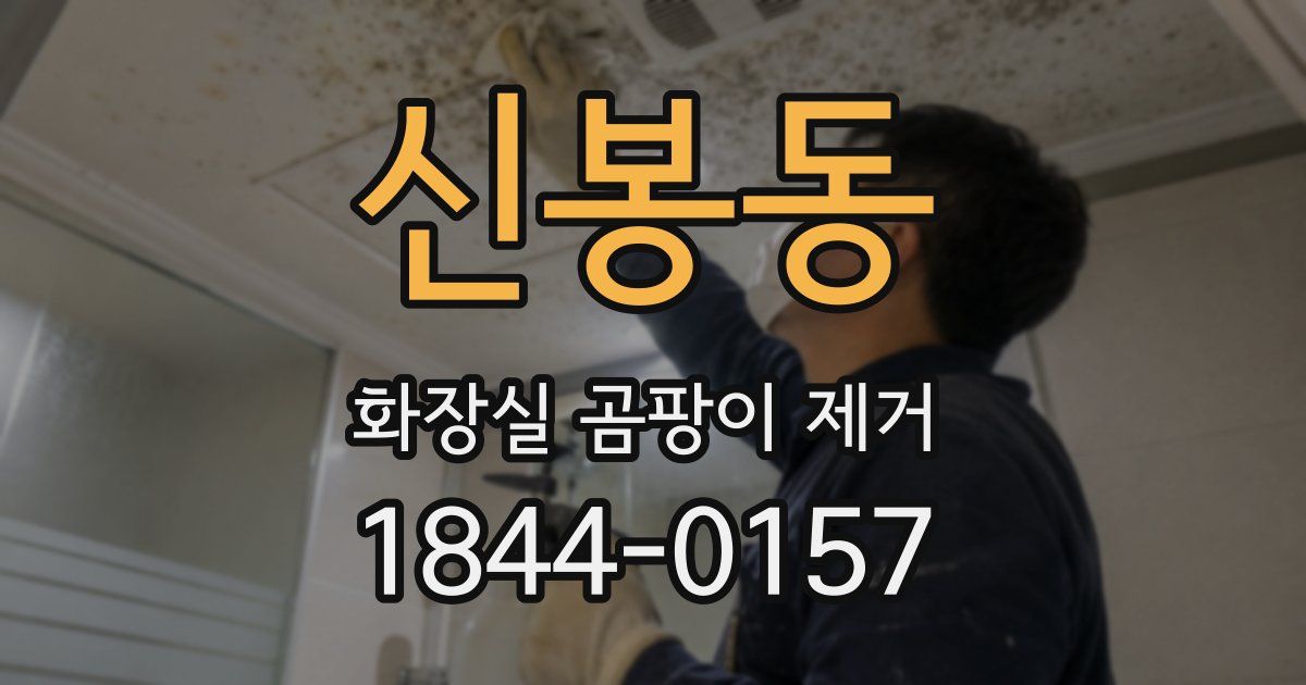 신봉동 화장실 곰팡이 제거