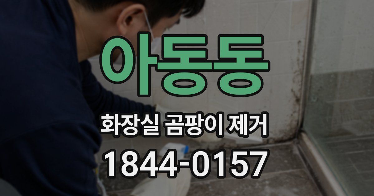 아동동 화장실 곰팡이 제거