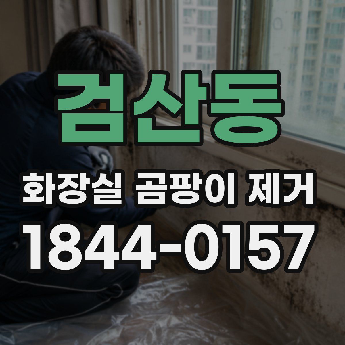 검산동 화장실 곰팡이 제거