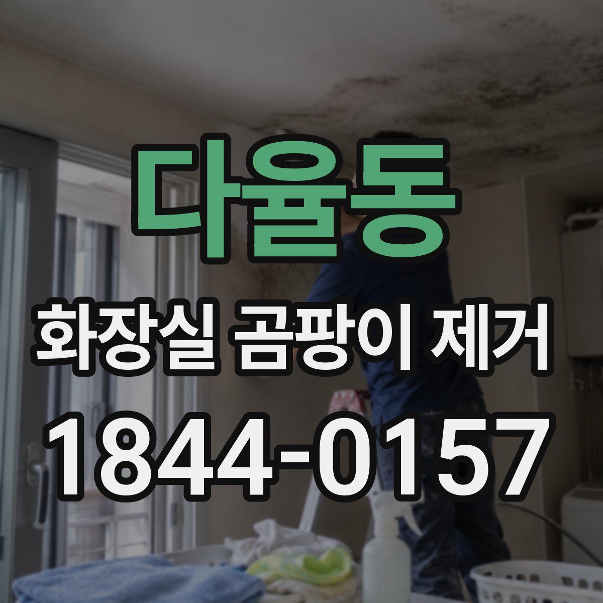 다율동 화장실 곰팡이 제거