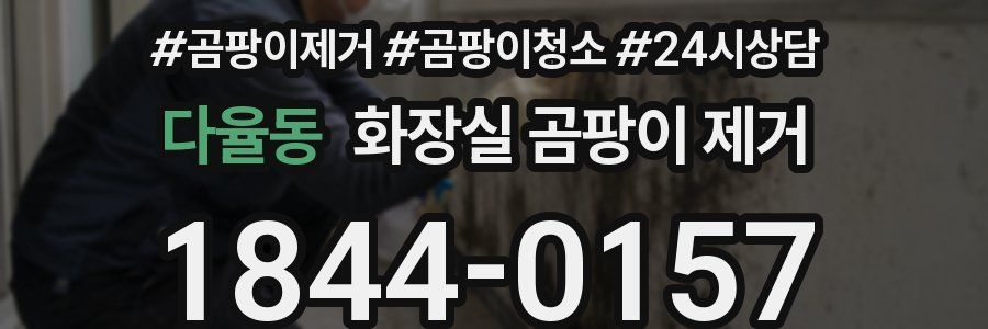 다율동 화장실 곰팡이 제거