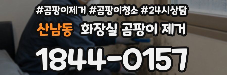 산남동 화장실 곰팡이 제거