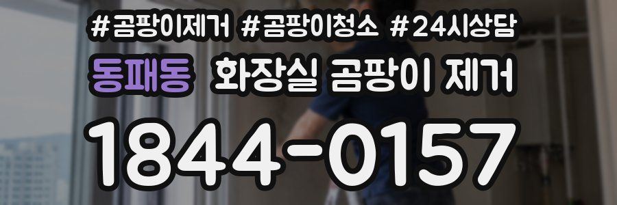 동패동 화장실 곰팡이 제거