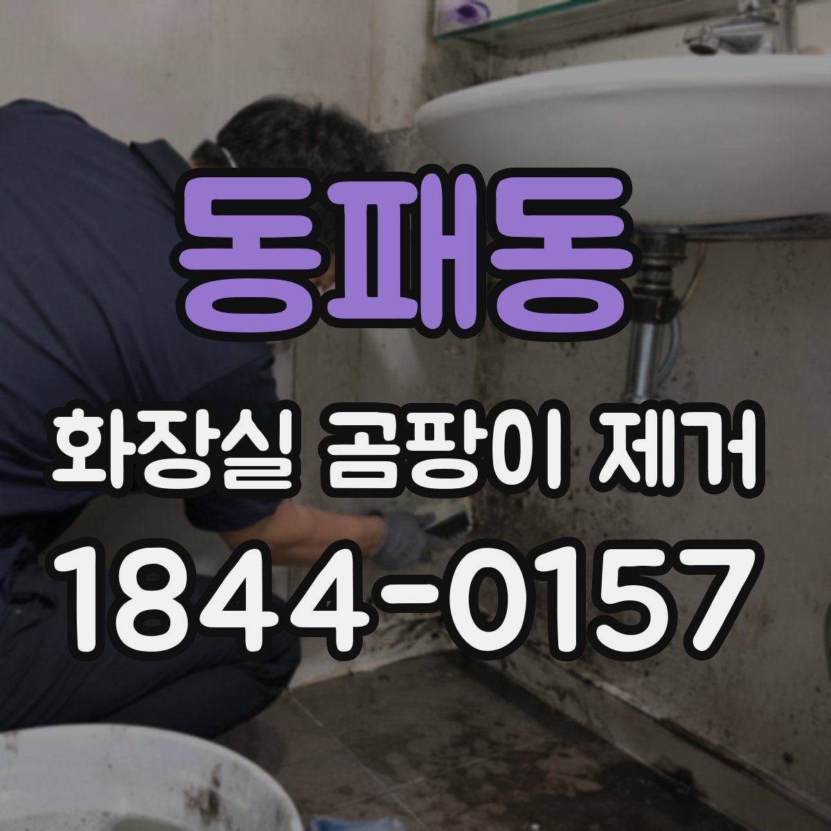 동패동 화장실 곰팡이 제거