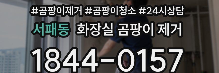 서패동 화장실 곰팡이 제거