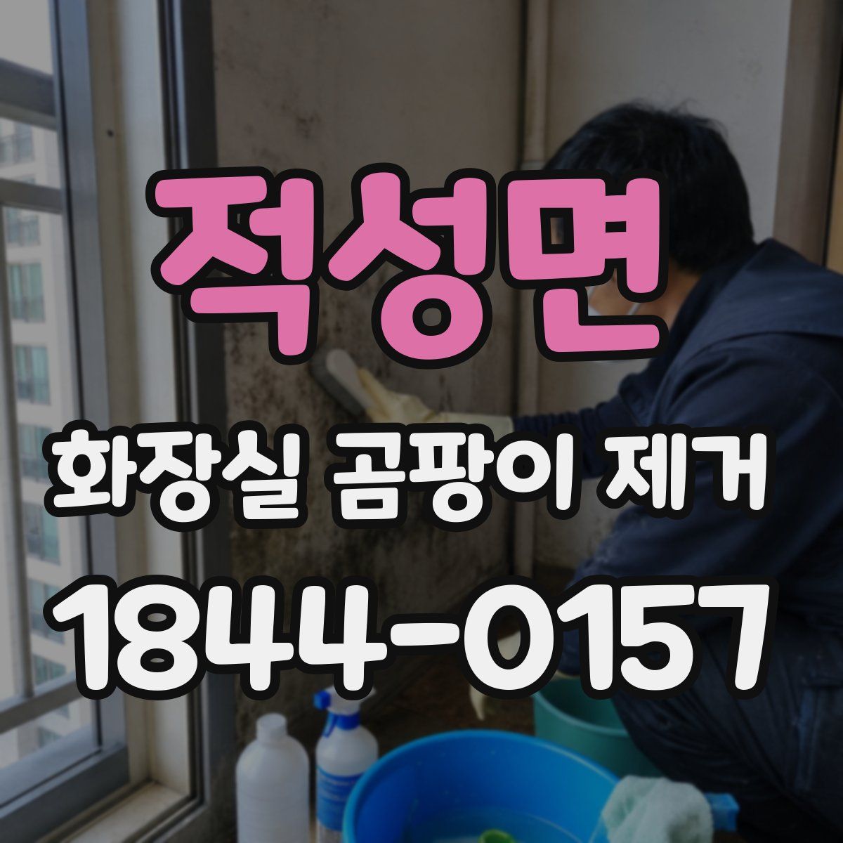 적성면 화장실 곰팡이 제거