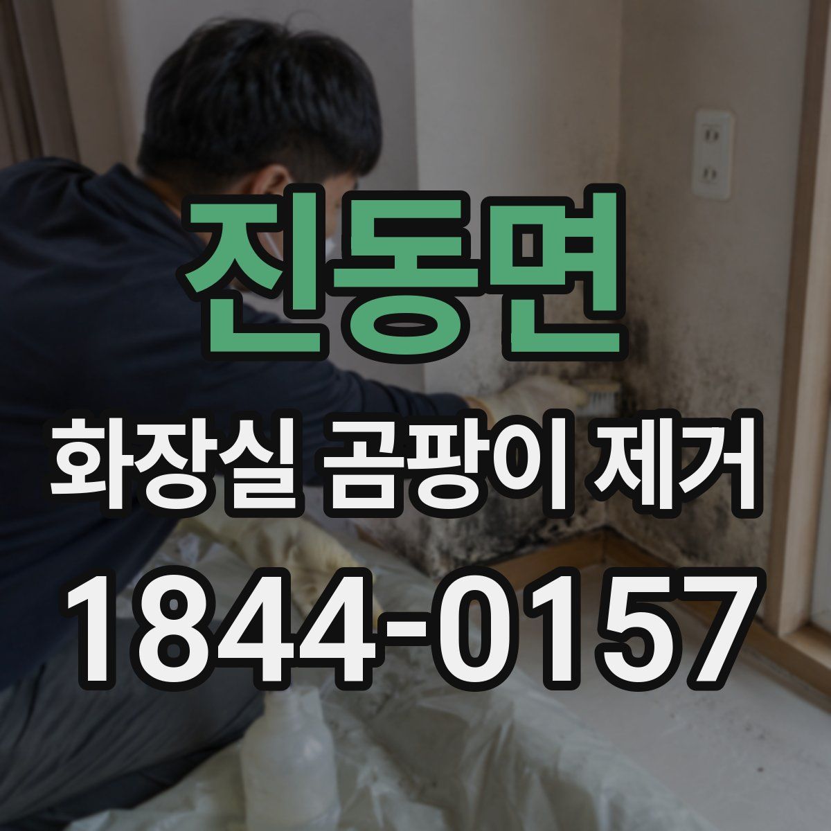 진동면 화장실 곰팡이 제거