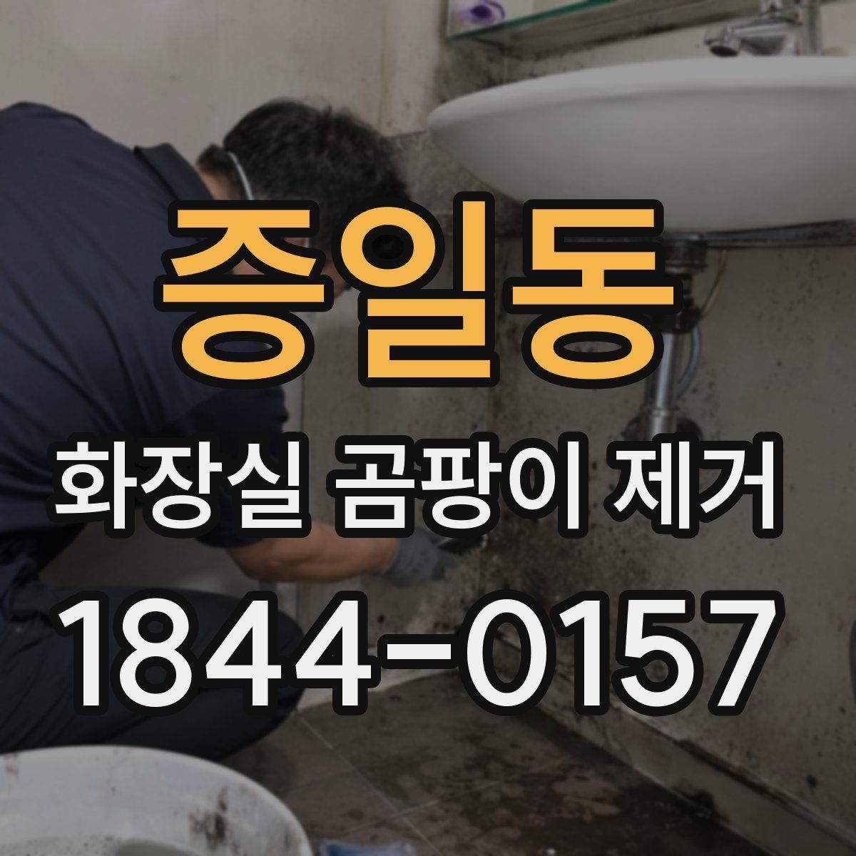 증일동 화장실 곰팡이 제거