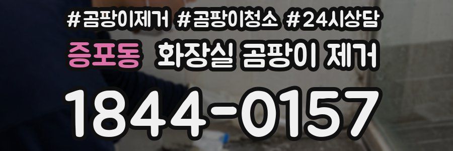 증포동 화장실 곰팡이 제거