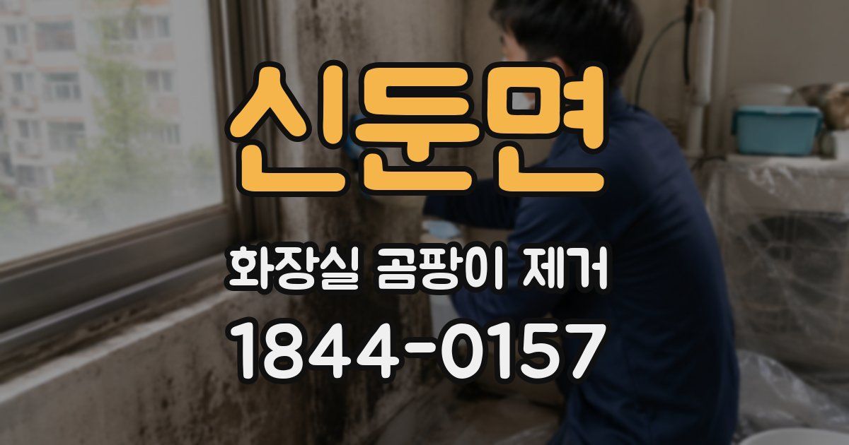 신둔면 화장실 곰팡이 제거