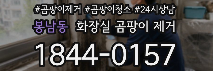 봉남동 화장실 곰팡이 제거