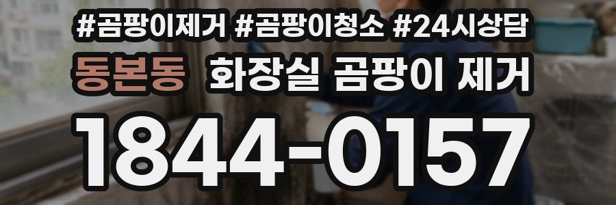 동본동 화장실 곰팡이 제거