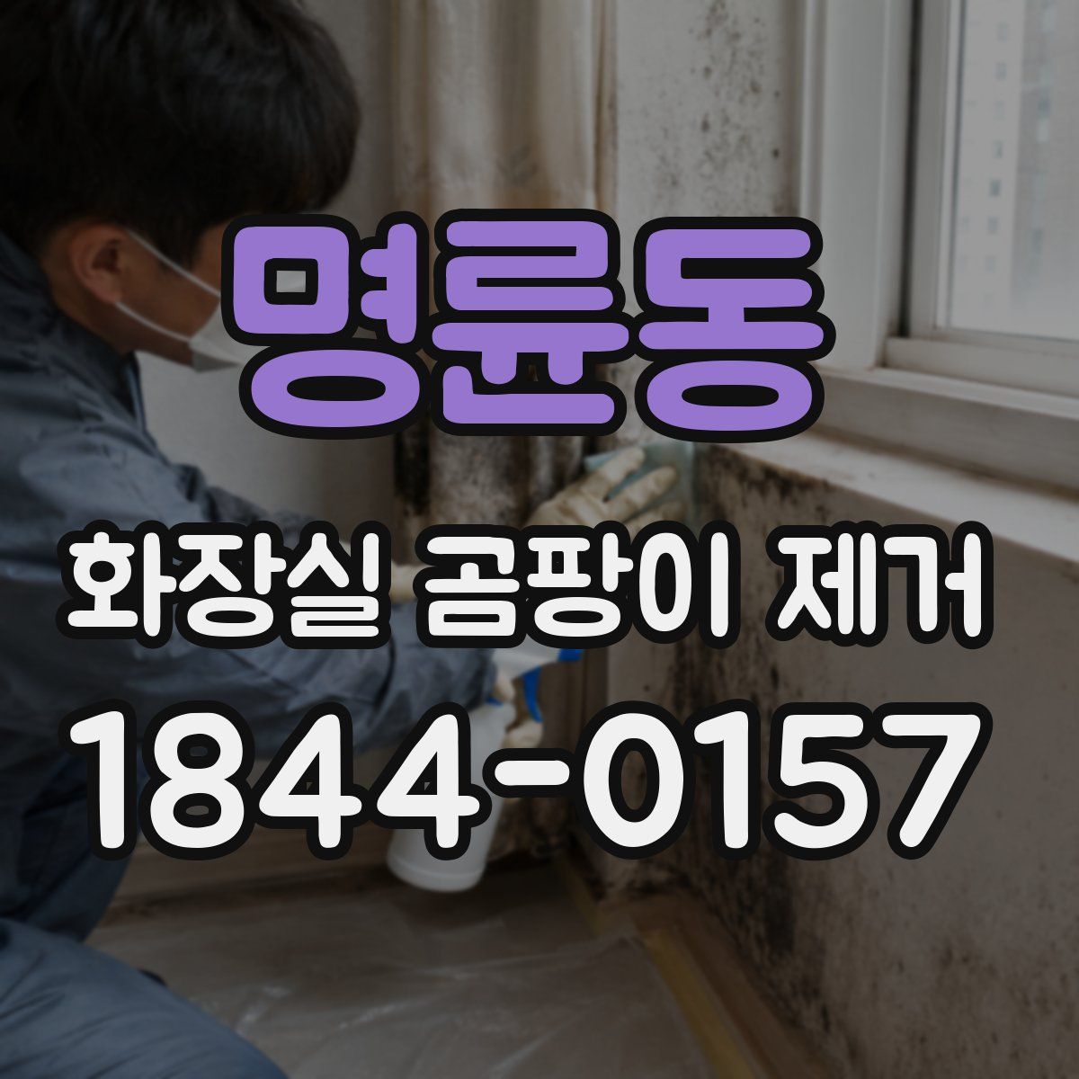 명륜동 화장실 곰팡이 제거