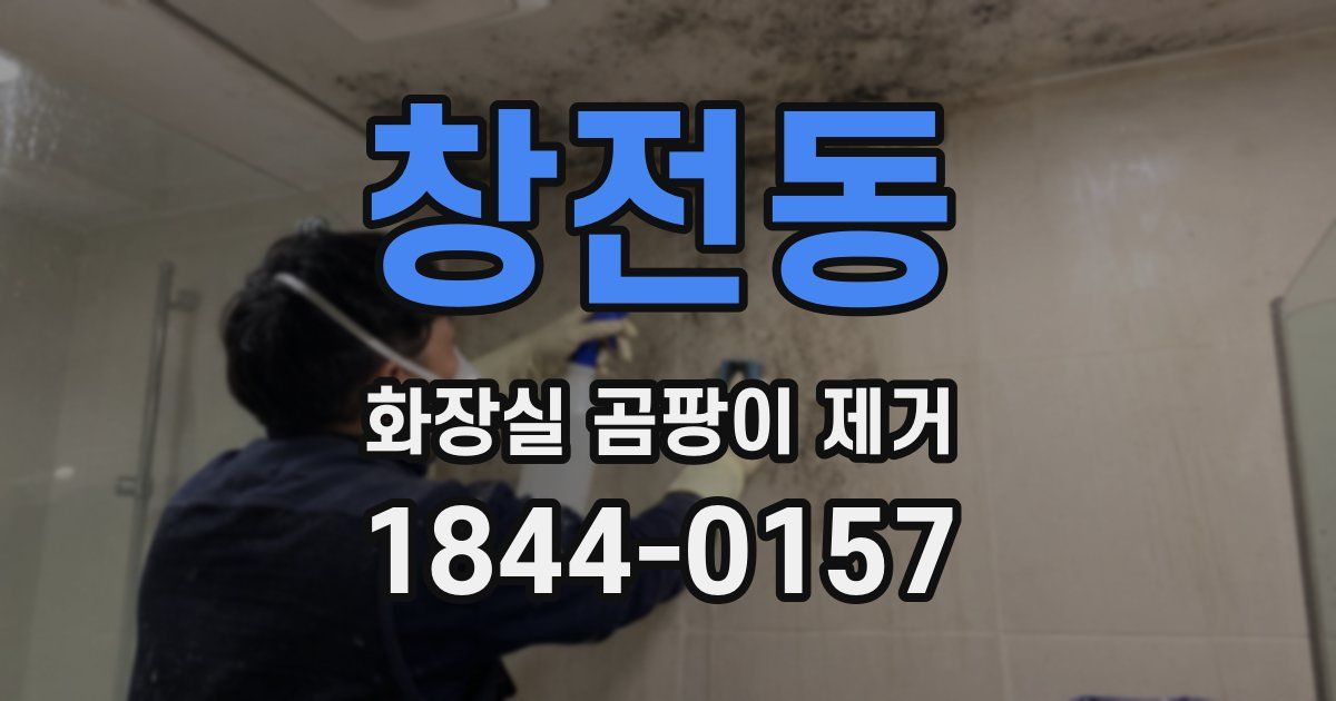 창전동 화장실 곰팡이 제거