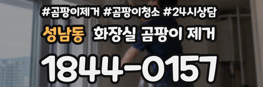 성남동 화장실 곰팡이 제거