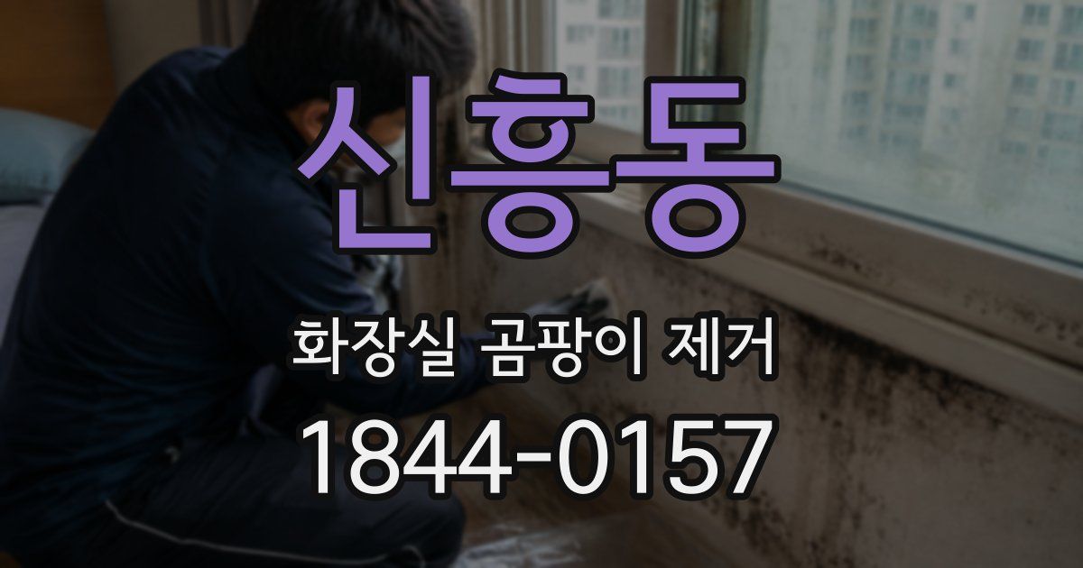 신흥동 화장실 곰팡이 제거