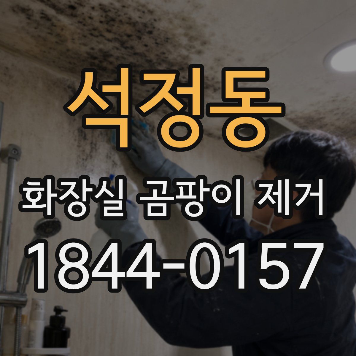 석정동 화장실 곰팡이 제거