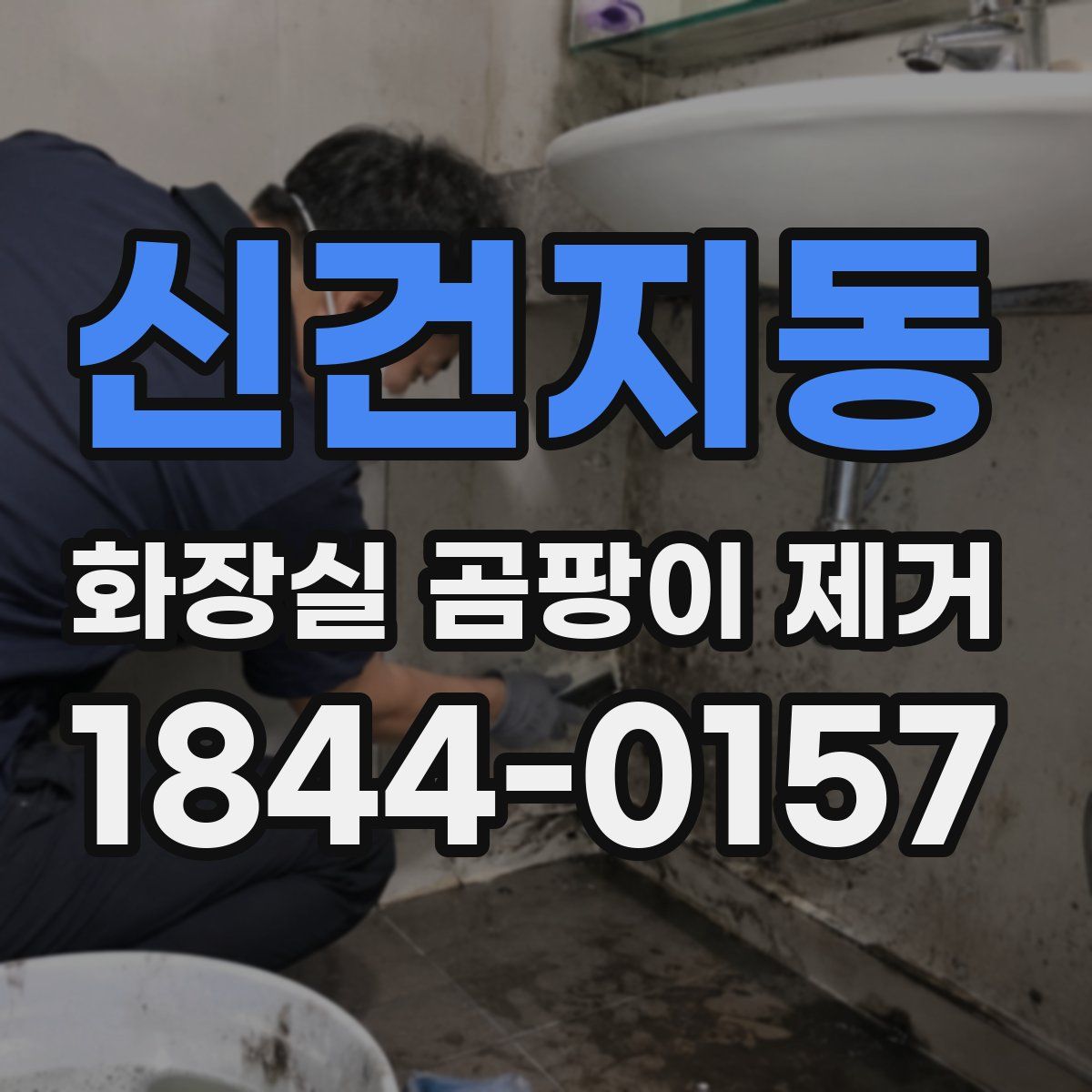 신건지동 화장실 곰팡이 제거