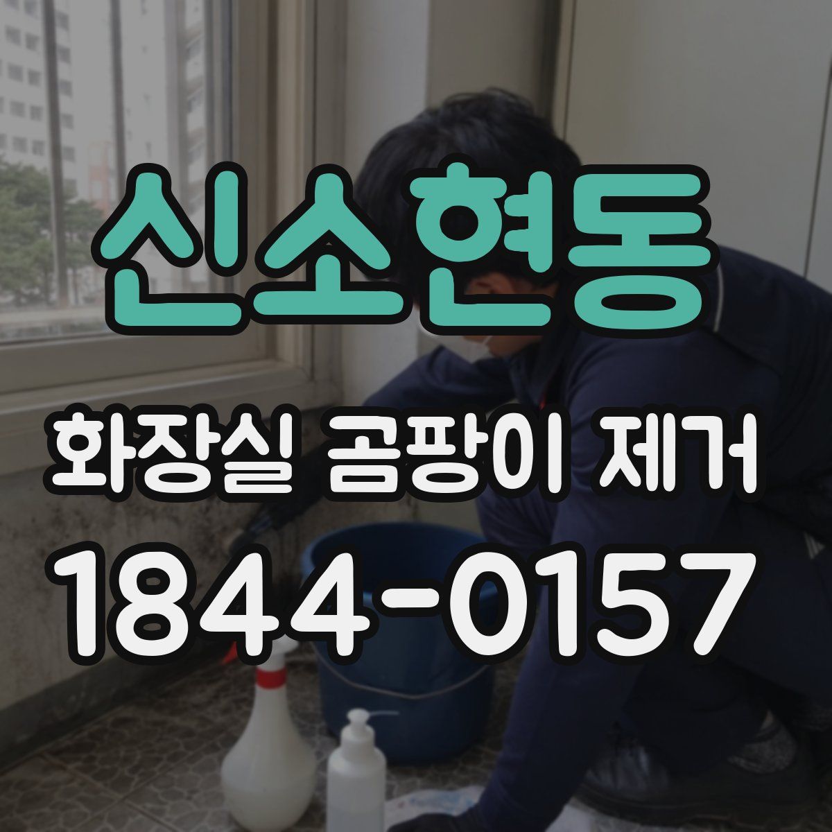 신소현동 화장실 곰팡이 제거