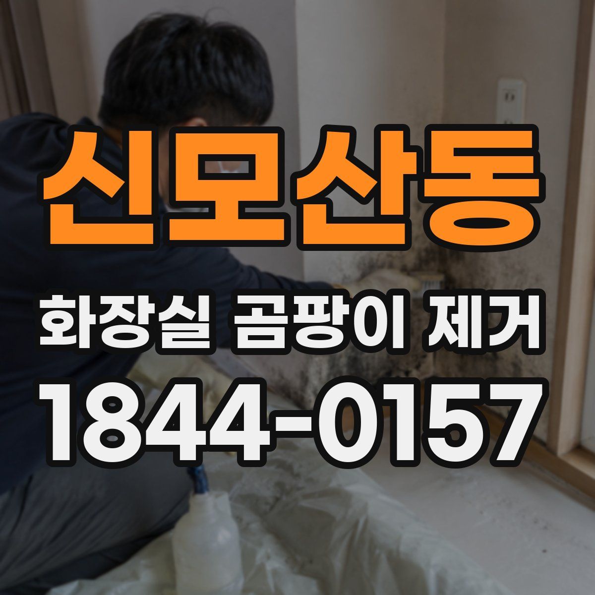 신모산동 화장실 곰팡이 제거