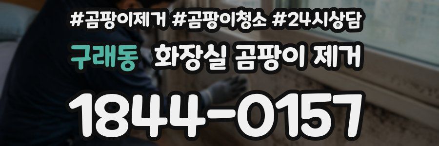 구래동 화장실 곰팡이 제거