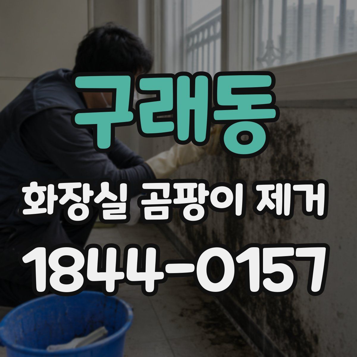 구래동 화장실 곰팡이 제거