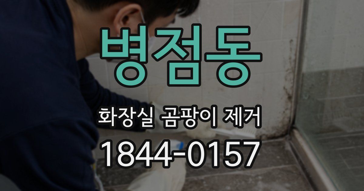병점동 화장실 곰팡이 제거