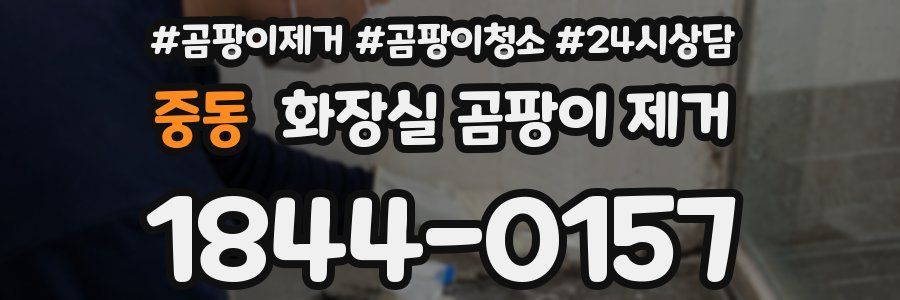 중동 화장실 곰팡이 제거
