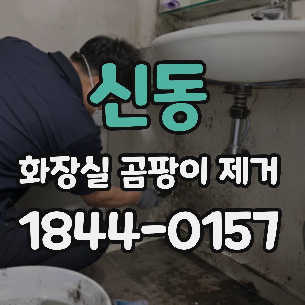 신동 화장실 곰팡이 제거