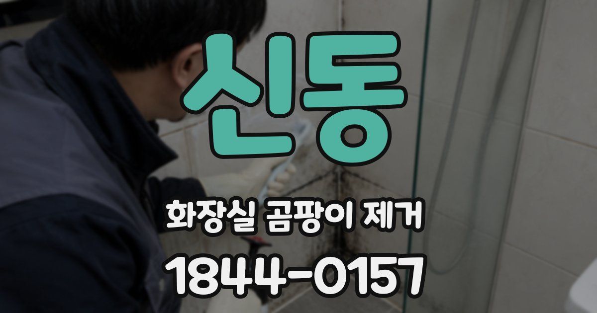 신동 화장실 곰팡이 제거