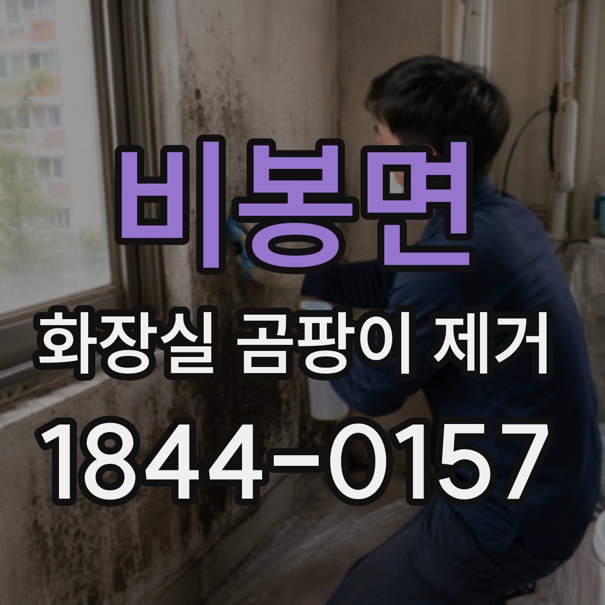 비봉면 화장실 곰팡이 제거