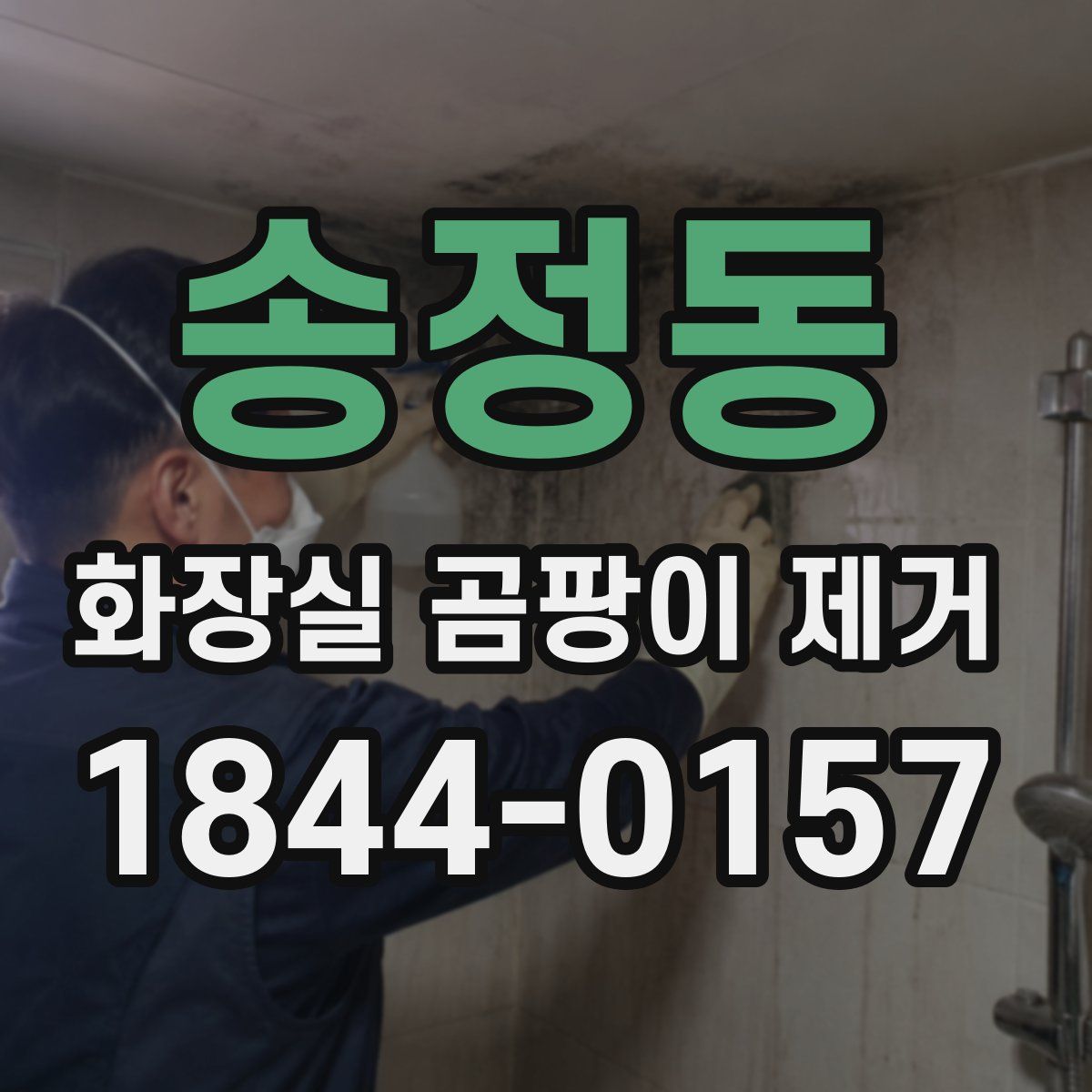 송정동 화장실 곰팡이 제거