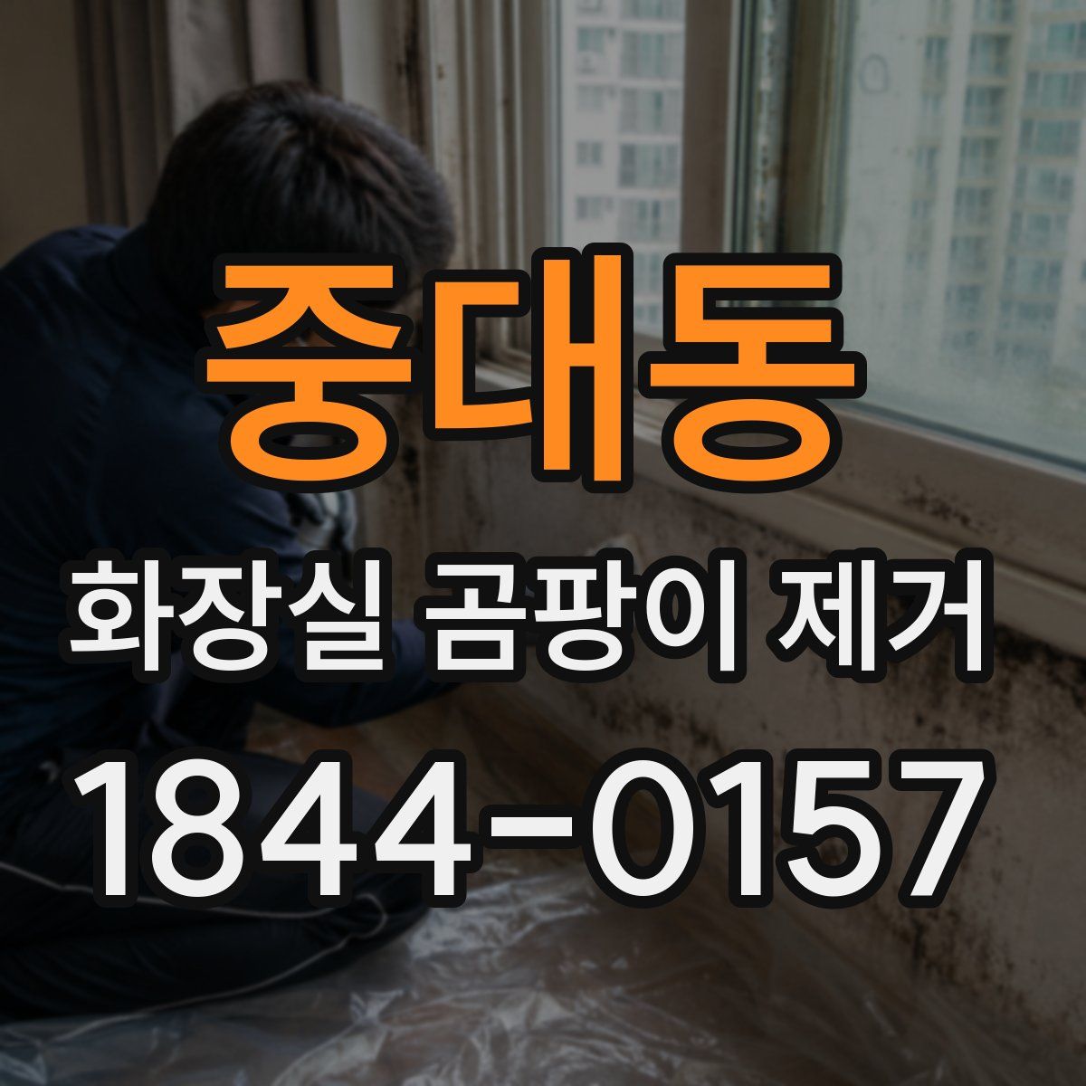 중대동 화장실 곰팡이 제거