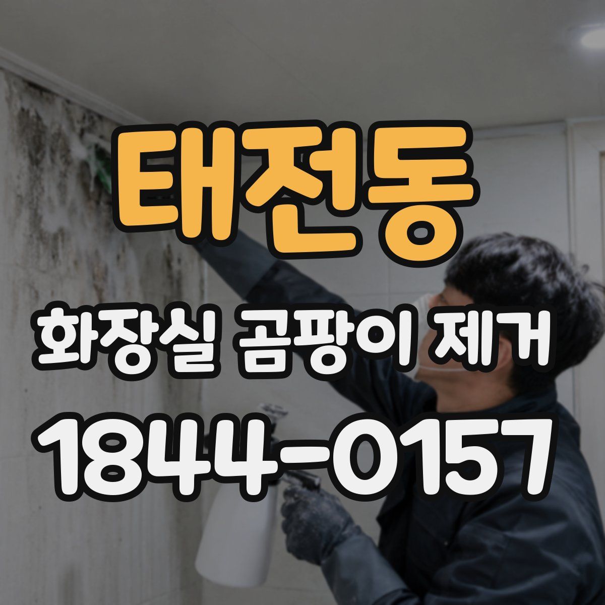 태전동 화장실 곰팡이 제거