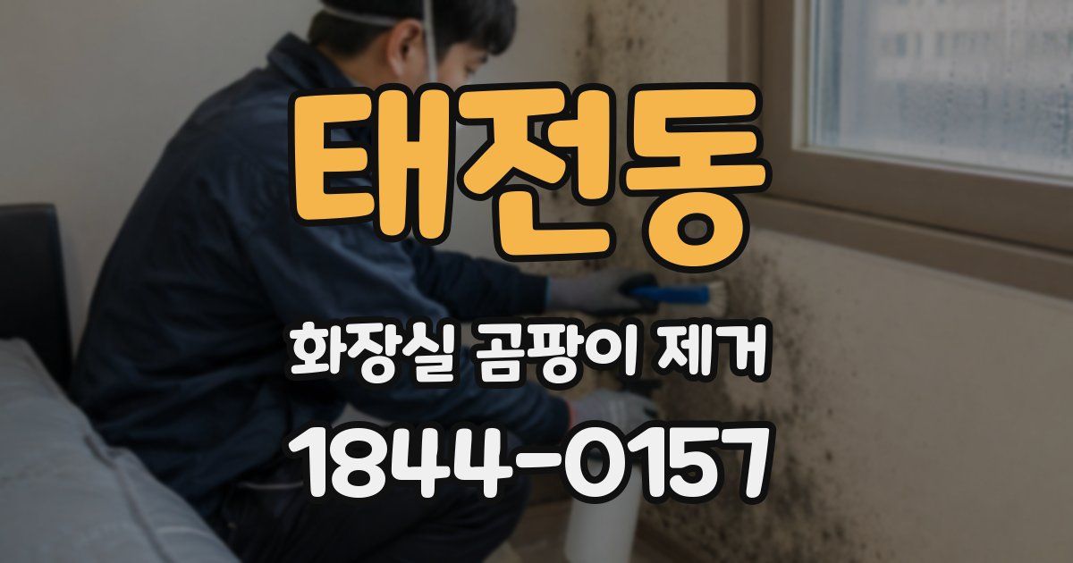 태전동 화장실 곰팡이 제거