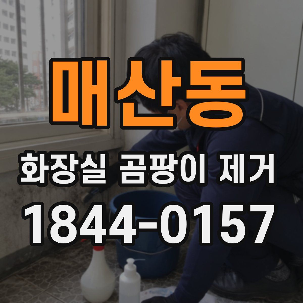 매산동 화장실 곰팡이 제거