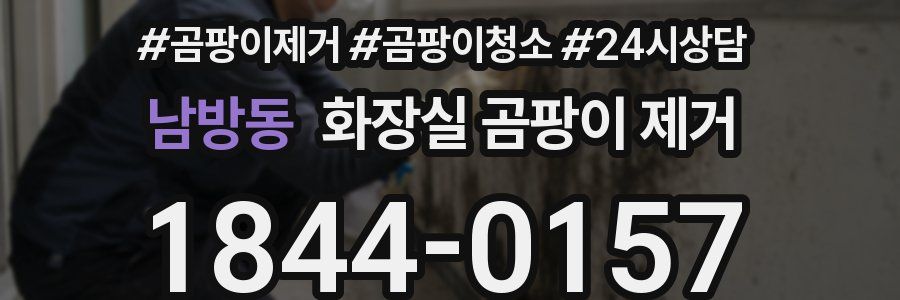 남방동 화장실 곰팡이 제거