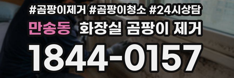 만송동 화장실 곰팡이 제거