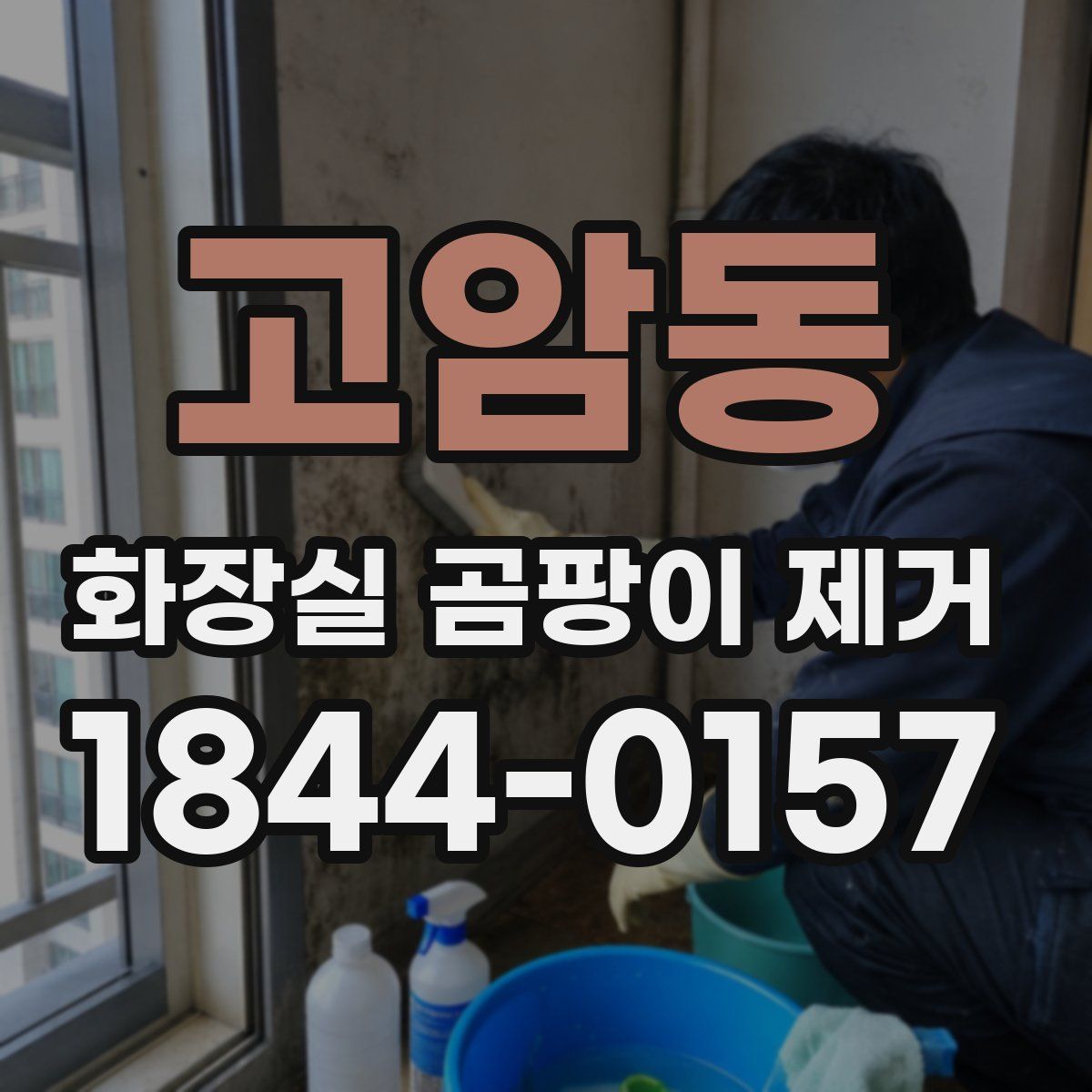고암동 화장실 곰팡이 제거
