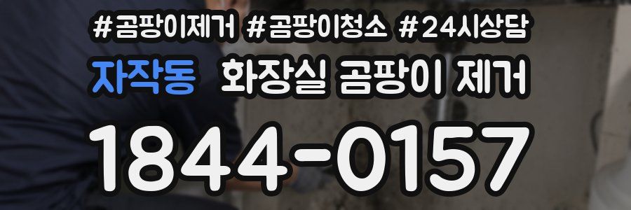 자작동 화장실 곰팡이 제거