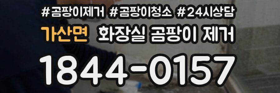 가산면 화장실 곰팡이 제거