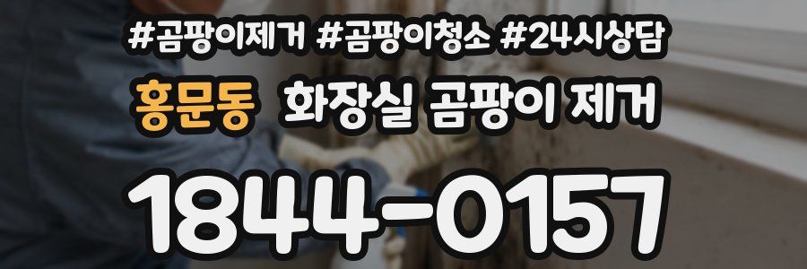 홍문동 화장실 곰팡이 제거