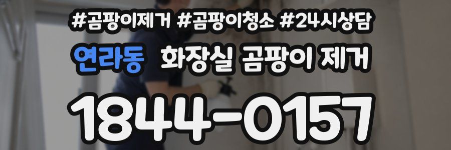 연라동 화장실 곰팡이 제거